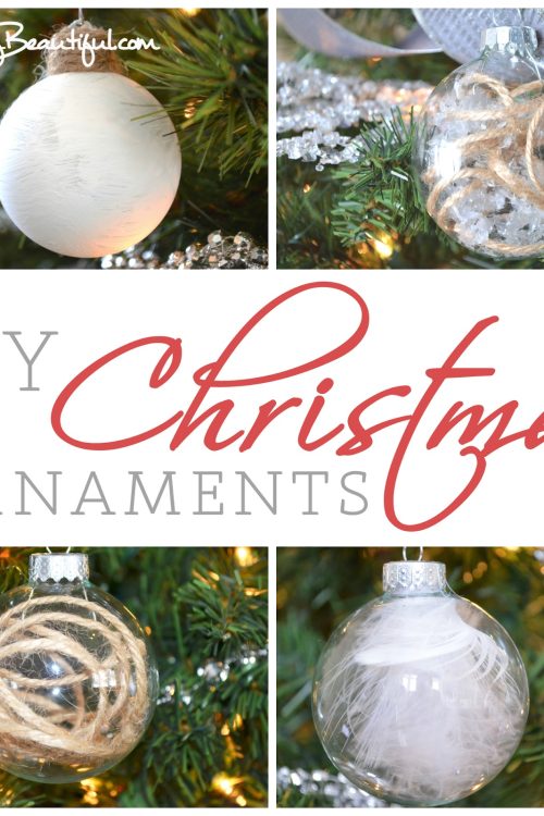 Easy DIY Christmas Ornaments