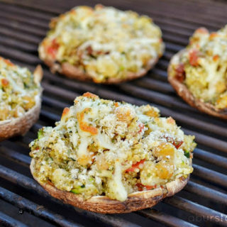 Grilled Stuffed Portobello Mushrooms