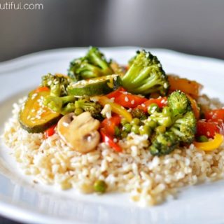 Sesame Teriyaki Vegetable Stir Fry