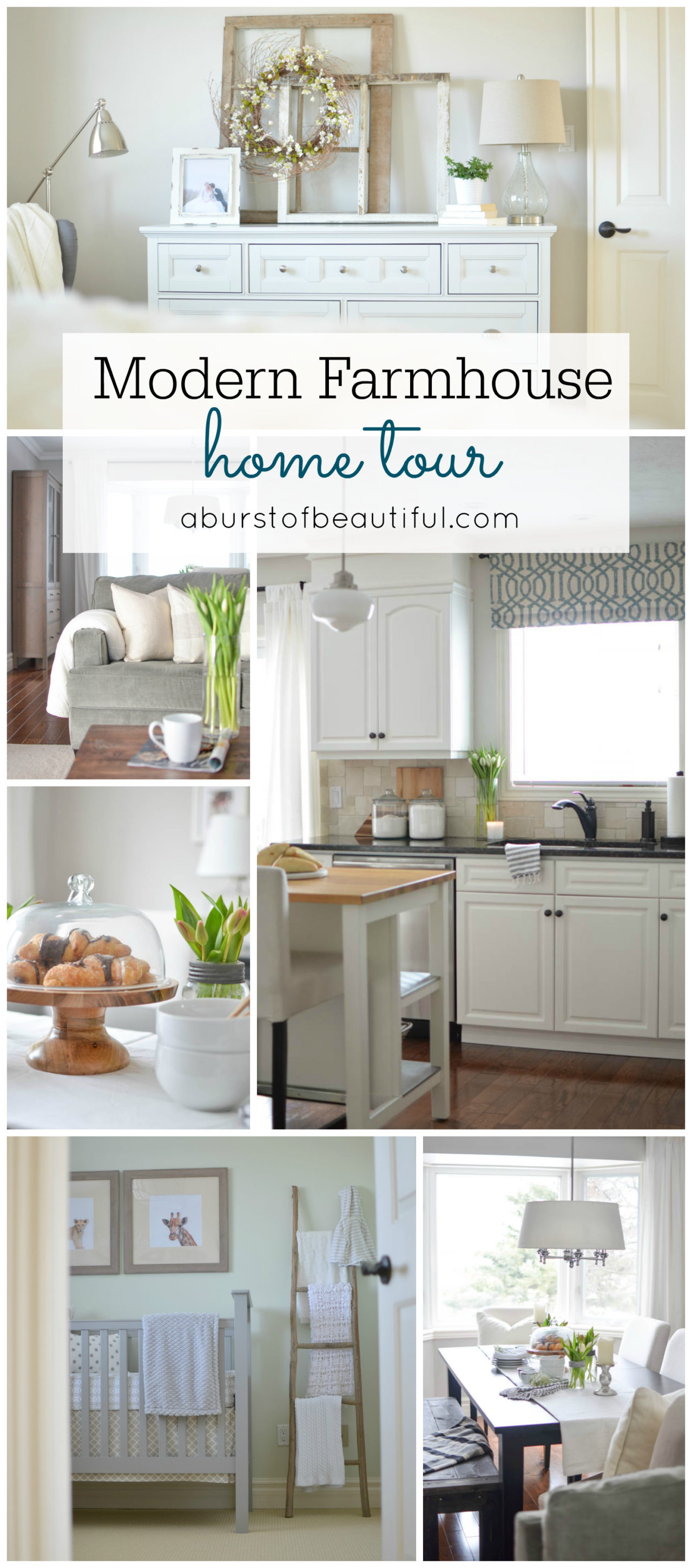 A Burst of Beautiful - Modern Farmhouse Home Tour - Nick + Alicia