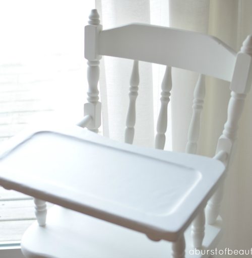 Painted Vintage Highchair