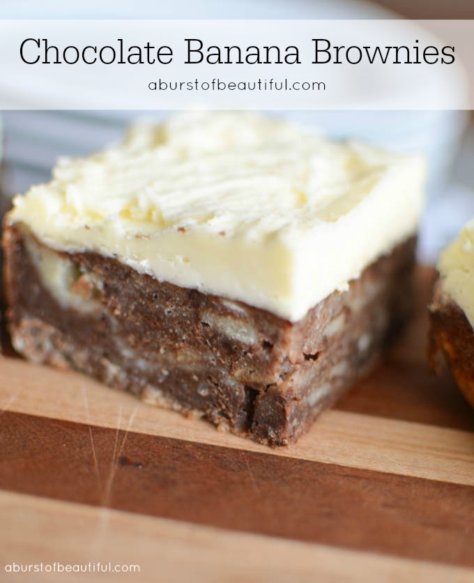 Chocolate Banana Brownies