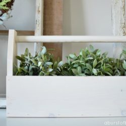 A Burst of Beautiful - DIY Vintage-Inspired Toolbox