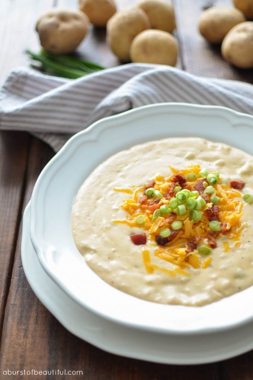 The Best Loaded Potato Soup