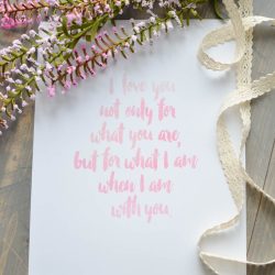 Valentine's Day I Love You Printable - A Burst of Beautiful