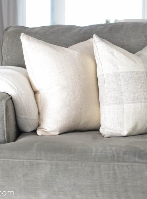 How to Sew a Zippered Pillow Cover