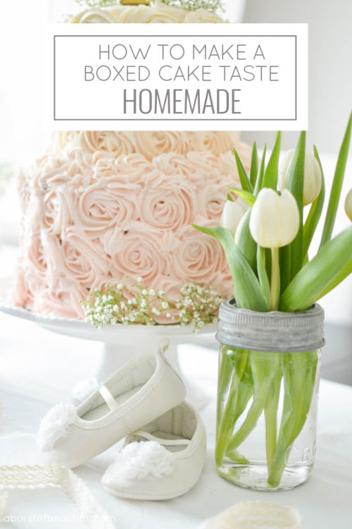 How to Make a Boxed Cake Taste Homemade