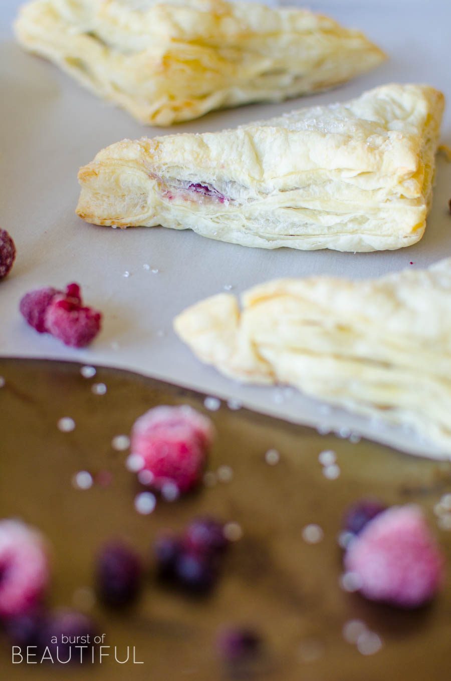 These homemade berry turnovers are a simple and family favorite recipe and taste delicious made with fresh or frozen berries