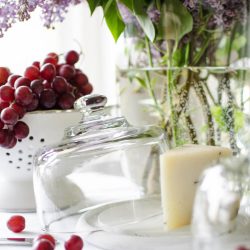 A fresh coat of white paint turn these dated thrift store cheese boards into beautiful covered cheese plates | A Burst of Beautiful