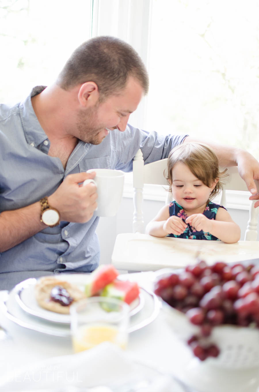 Celebrate Father's Day with a simple brunch and the best Father's Day gift | A Burst of Beautiful 
