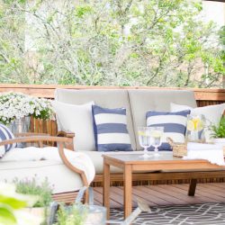 Make the most of your patio, deck or balcony with these easy tips for creating a cozy outdoor living space | A Burst of Beautiful