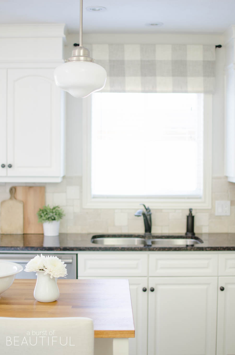 Farmhouse Kitchen Window Valance Tutorial Nick Alicia