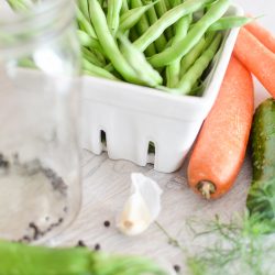 These easy refrigerator pickles and vegetables are a summer time favorite