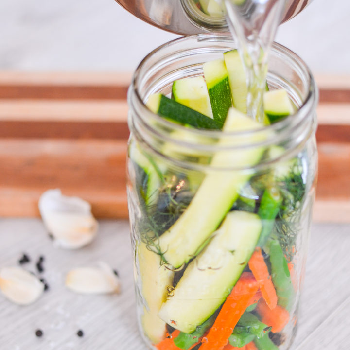 Easy Refrigerator Pickles and Vegetables