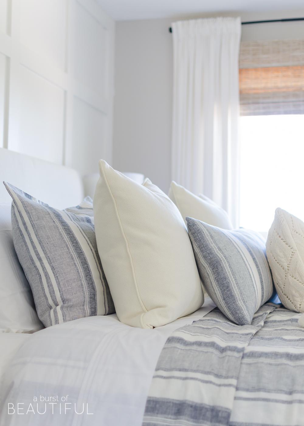 These bedding tips for a beautiful and cozy bed are simple and easy to follow