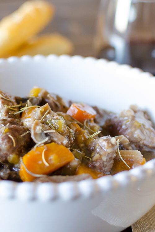Homemade Beef & Mushroom Stew