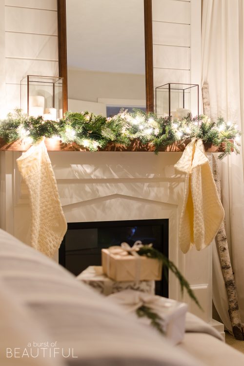 A modern farmhouse is aglow in this enchanting Christmas Night Tour.