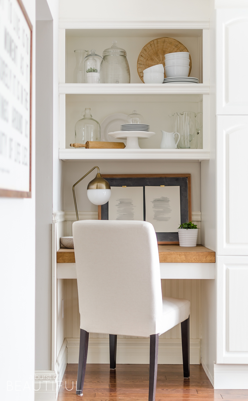 Diy Floating Desk With Storage Tutorial Nick Alicia