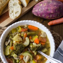 Hearty and healthy vegetable soup will leave you feeling nourished and warmed.