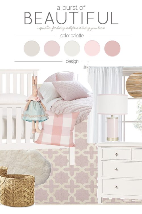 Sweet and Whimsical Toddler Bedroom | Design Plan
