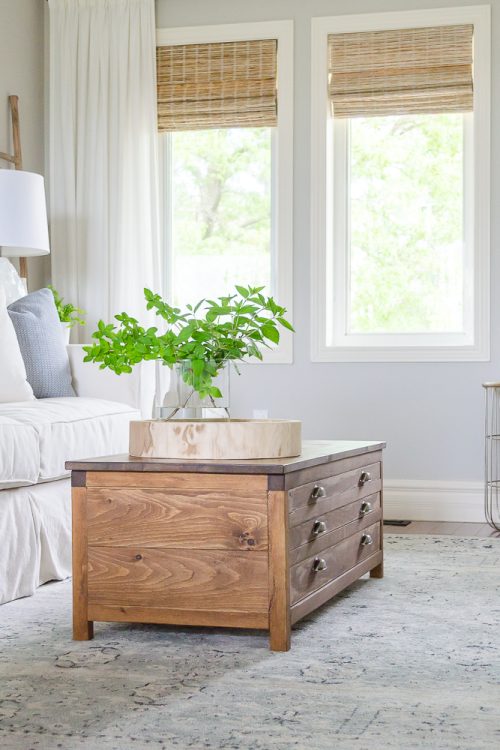 RH Inspired Printmaker’s Coffee Table | Free Plans