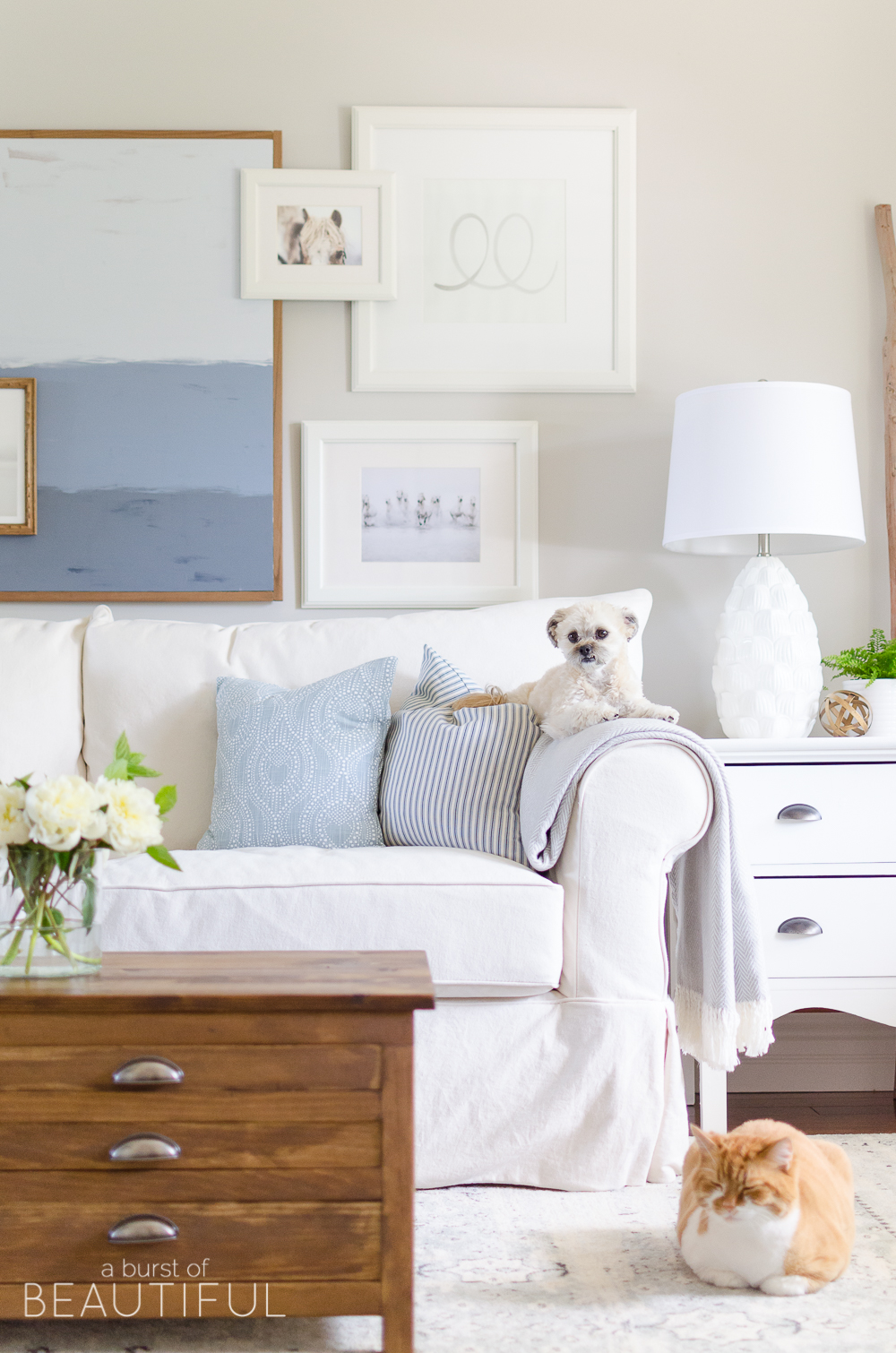 Summer Home Tour | Modern Farmhouse Living & Dining Room