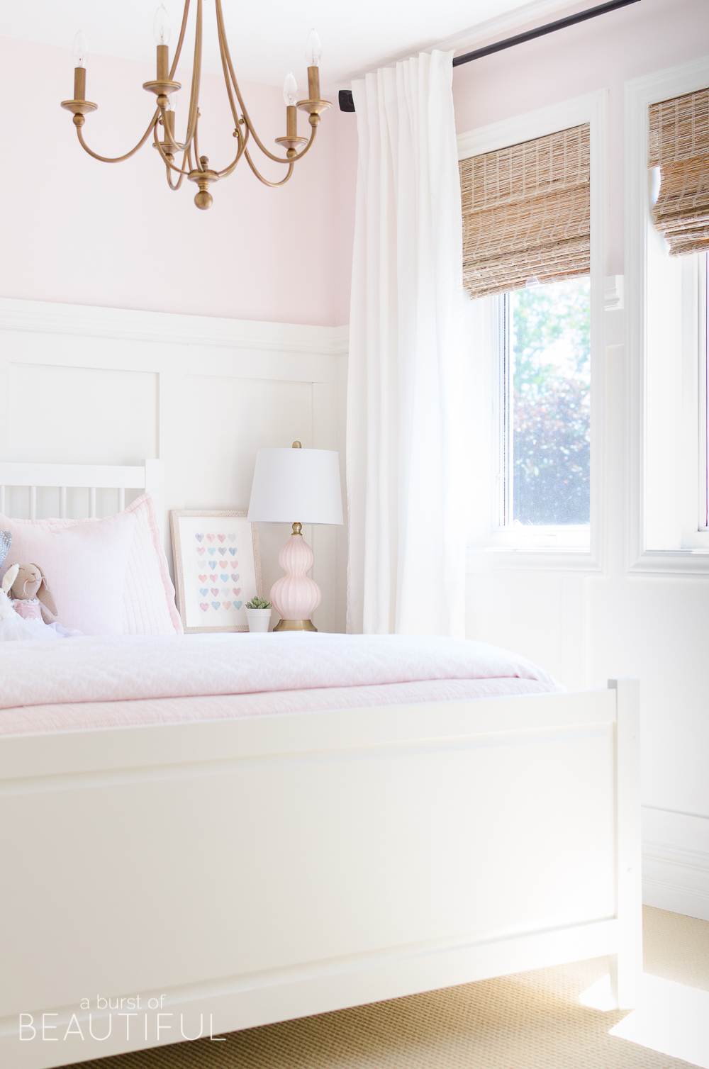 This sweet toddler girl's pink bedroom will inspire your design and decor for your little one!