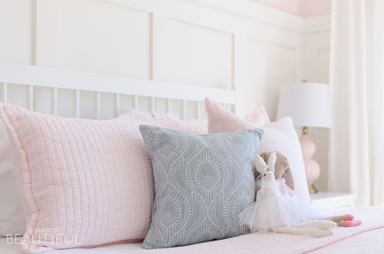 This sweet toddler girl's pink bedroom will inspire your design and decor for your little one!