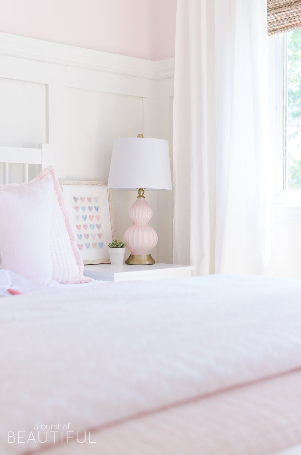 This sweet toddler girl's pink bedroom will inspire your design and decor for your little one!