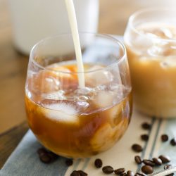 The Best Vanilla Hazelnut Iced Coffee