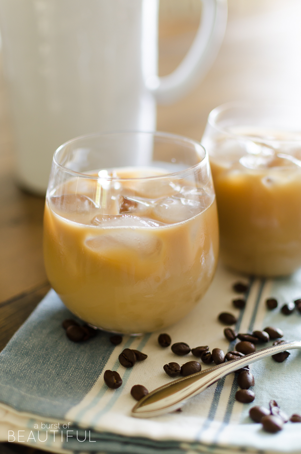 The Best Vanilla Hazelnut Iced Coffee