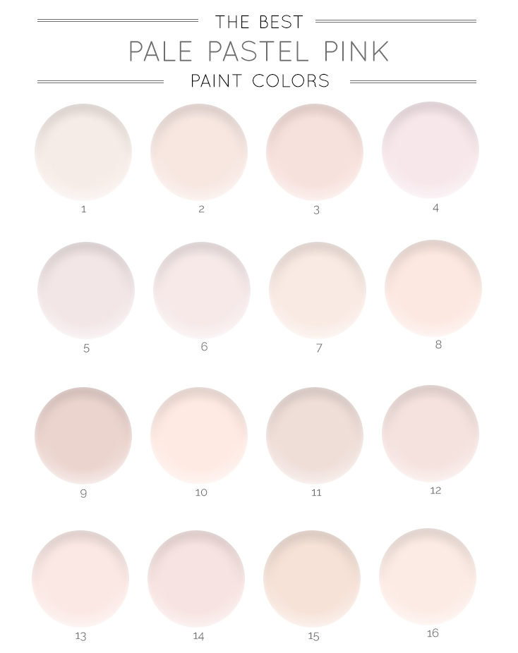 Light Pink Paint Colors For Nursery : The 25+ pink paint colors top ...