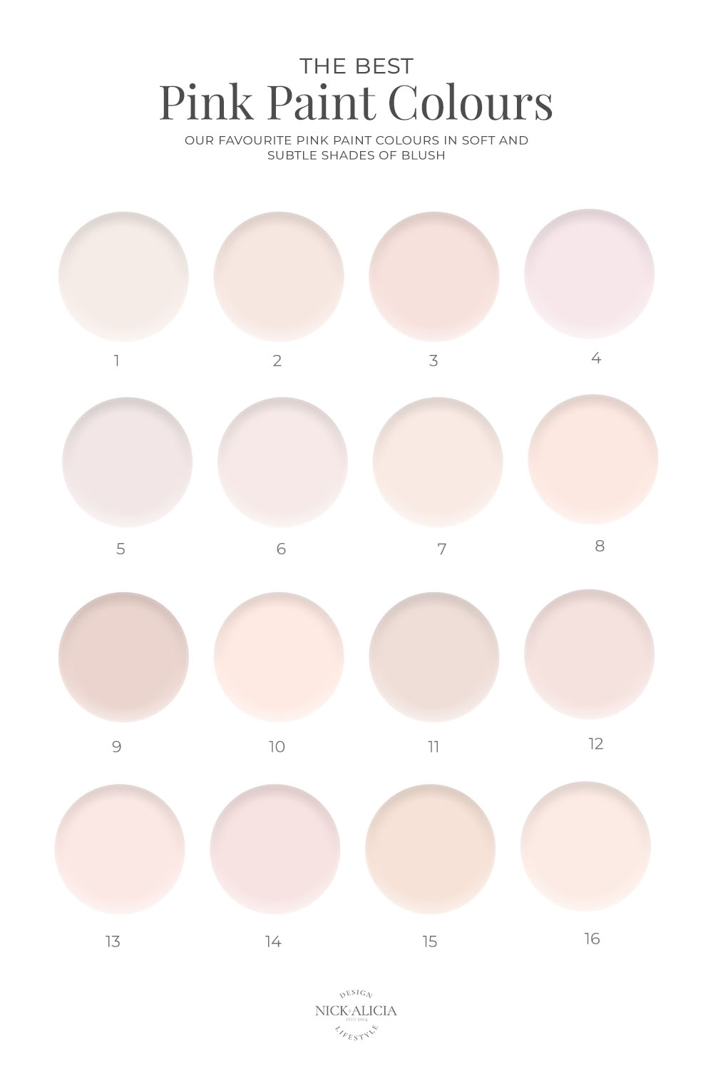 The Best Pale Pink Paint Colors Nick Alicia