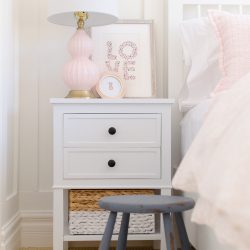 Free plans to build 2-drawer end table with shelf