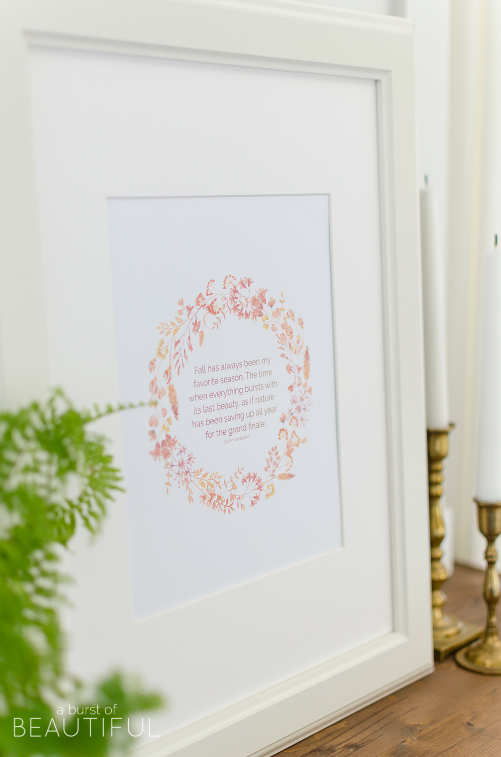 Free Fall Printable | Fall Has Always Been My Favorite Season