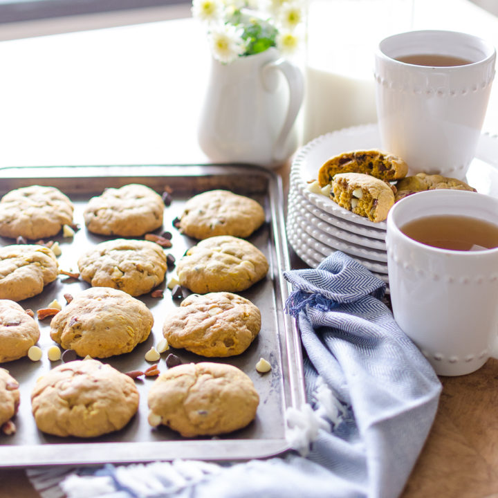 Plan your fall baking with these Pumpkin Pecan Chocolate Chip Cookies and 15+ pumpkin recipes