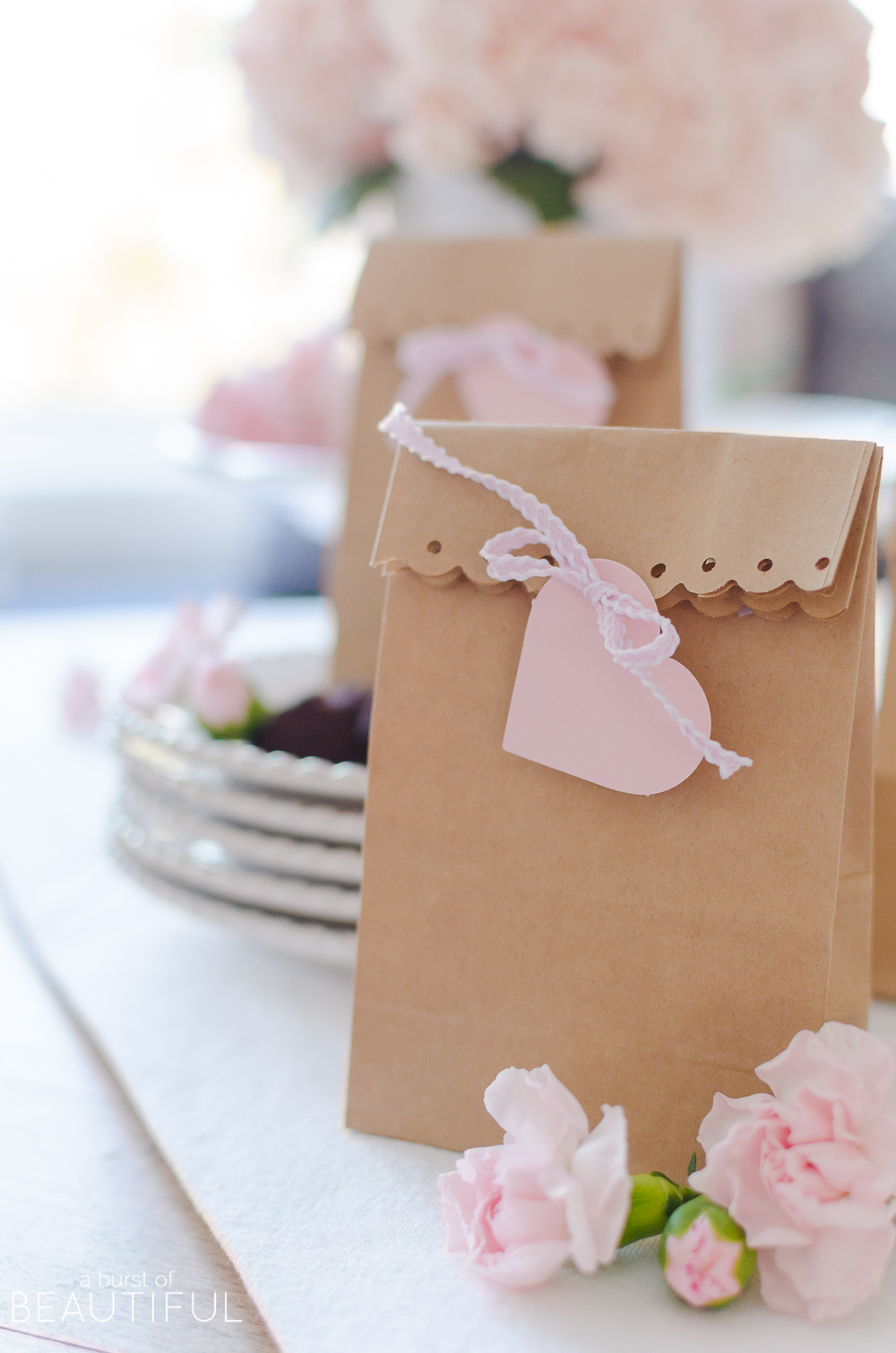 These homemade Valentine's Day Party Favors are easy to make and will brighten anyone's day!