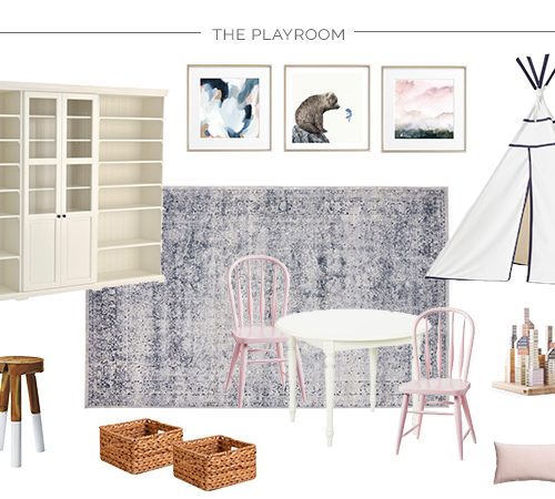 Creating a Comfortable and Functional Family Room and Playroom | Design Plan