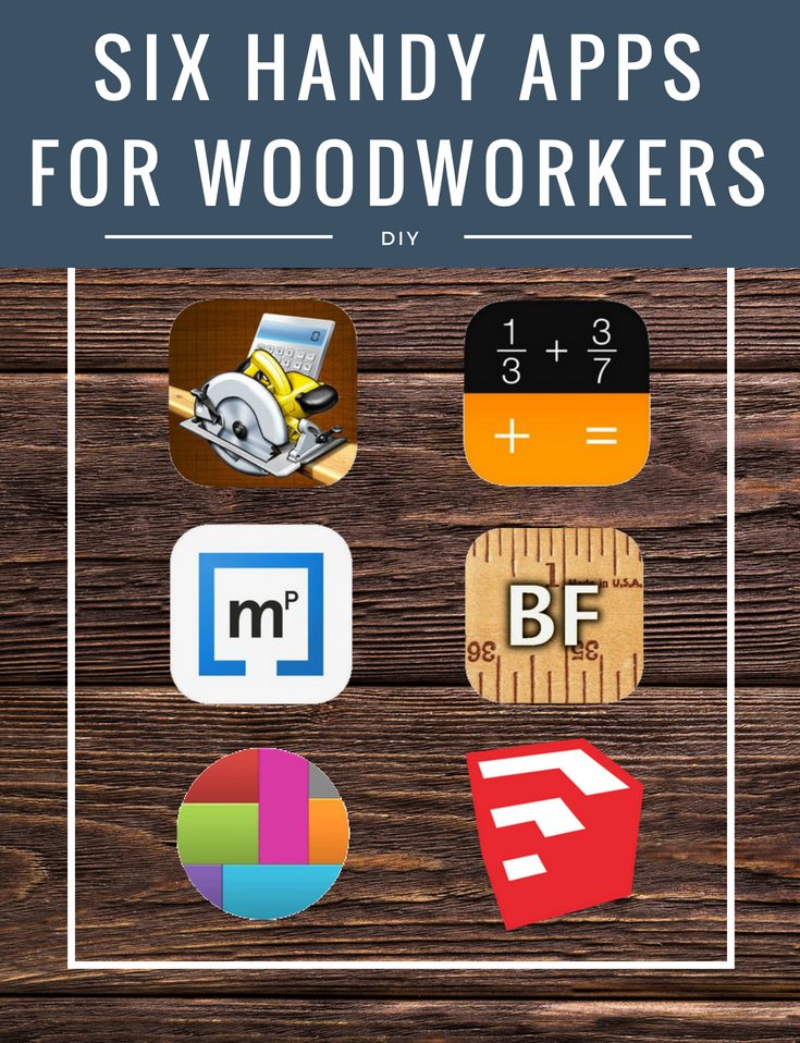 Here are six handy woodworking apps to help maximize your time and make your product efficient!