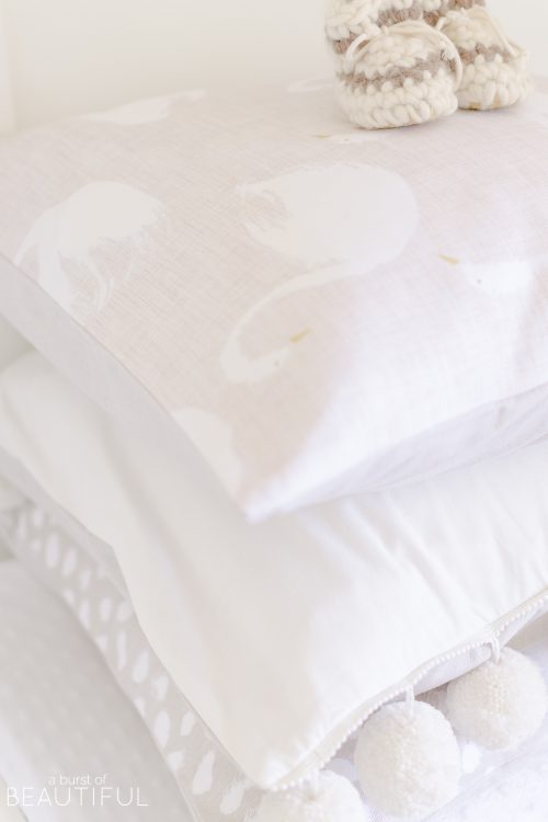 White and Cream Gender Neutral Nursery | Design Plan