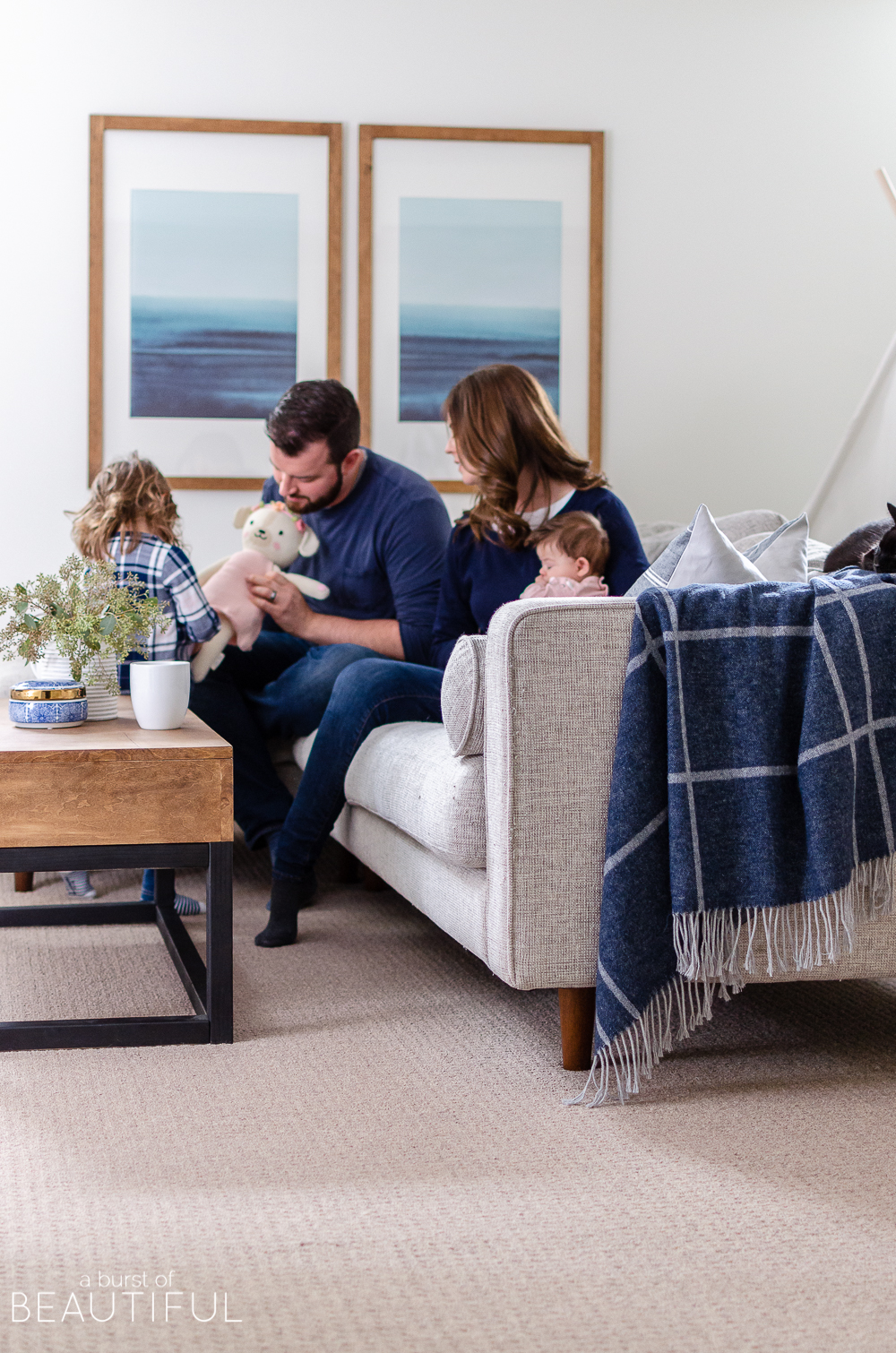 Family Life in our Family Room Update Nick Alicia