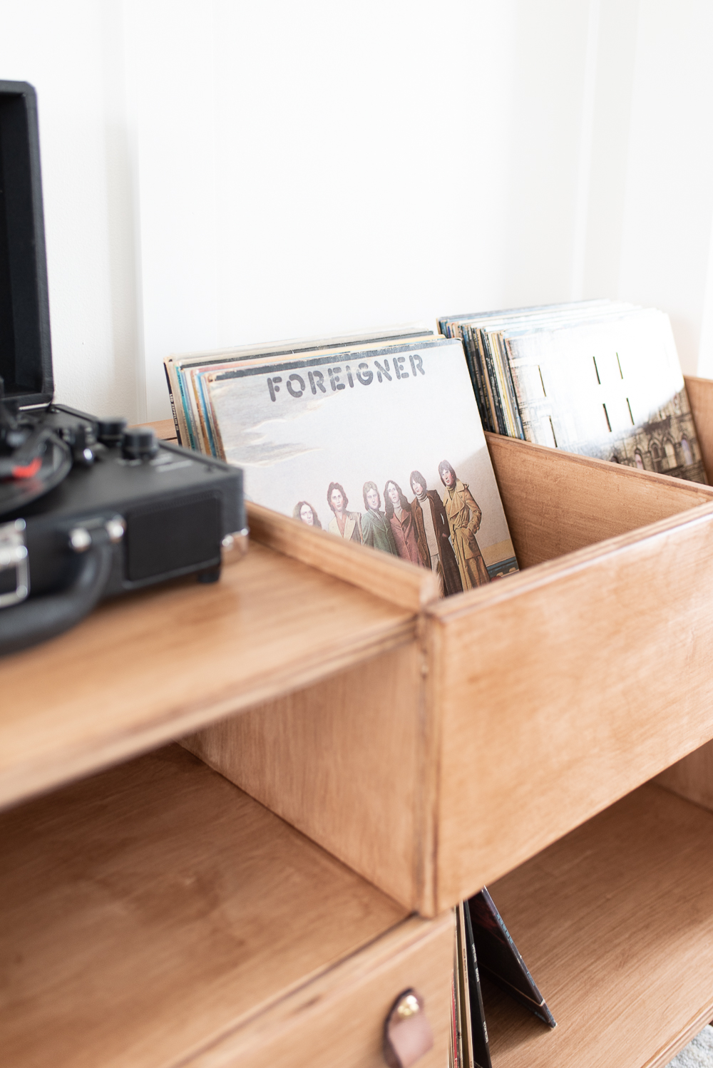 DIY Vinyl Record Shelf {BUILD IT From a Single Sheet of Plywood!}