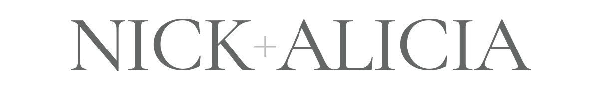 Nick + Alicia logo