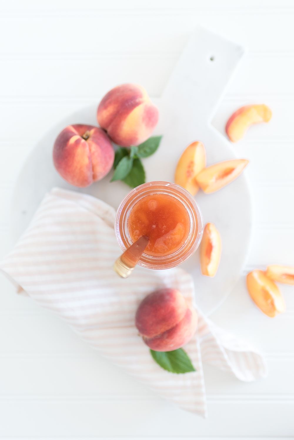 This small-batch peach jam recipe with a hint of spice is easy since it doesn't involve the traditional canning process.