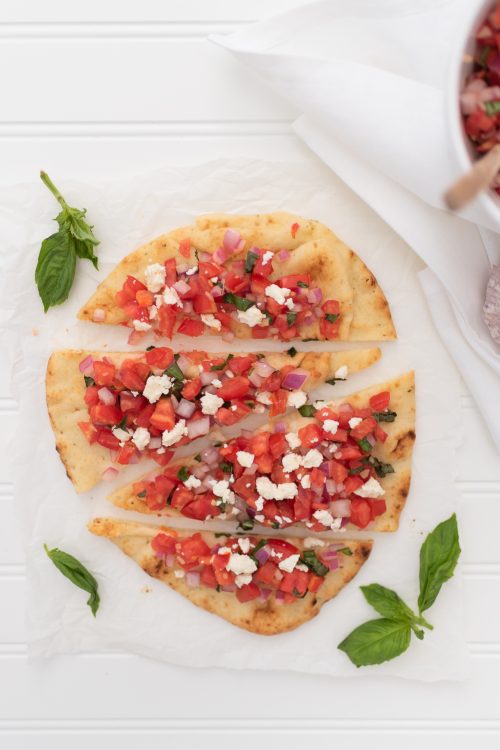 Tomato & Feta Bruschetta Flatbread