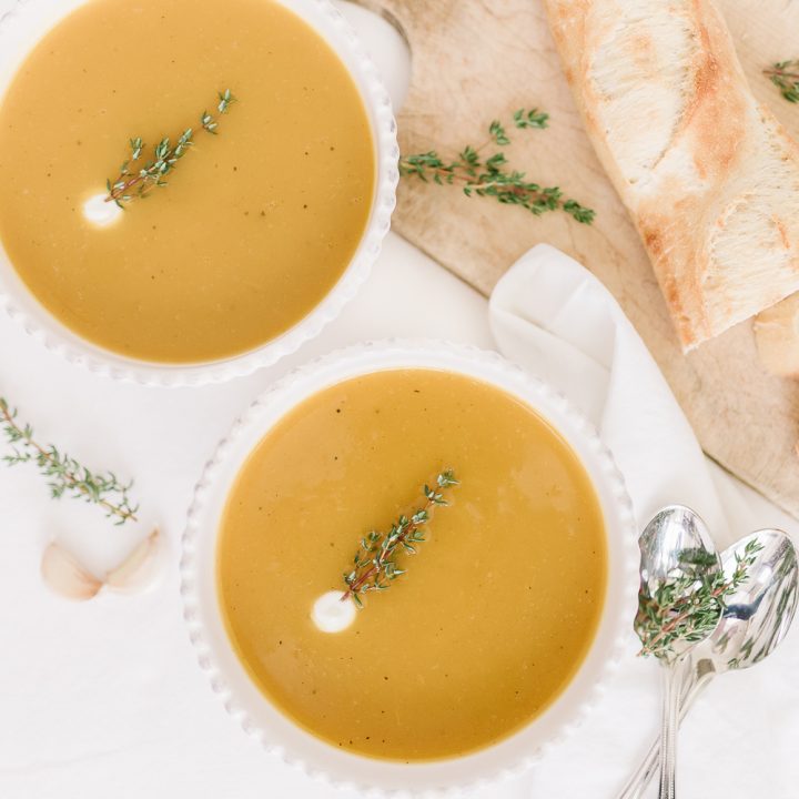 Butternut Squash and Pear Soup - Nick + Alicia