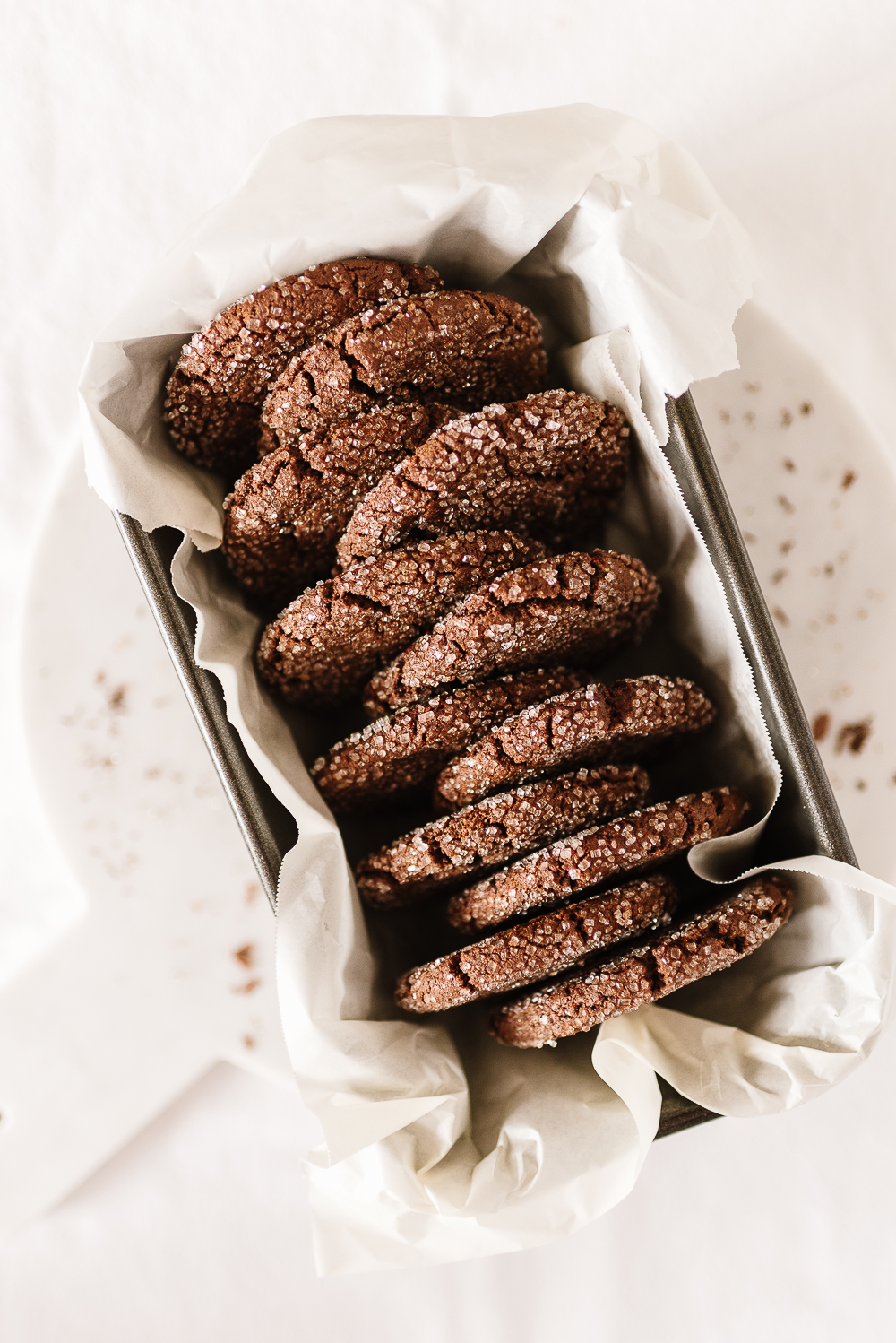 closeup of chocolate peanut butter gluten free cookies