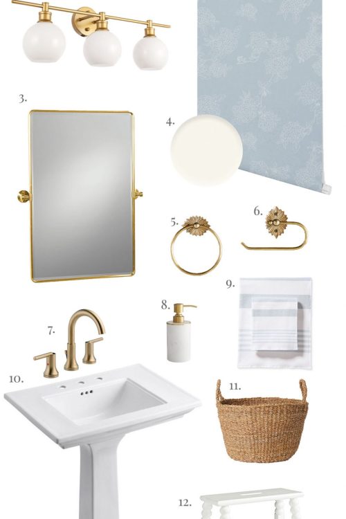 Traditional and Feminine Bathroom Design