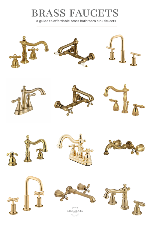 Affordable Brass Sink Faucets for Bathrooms