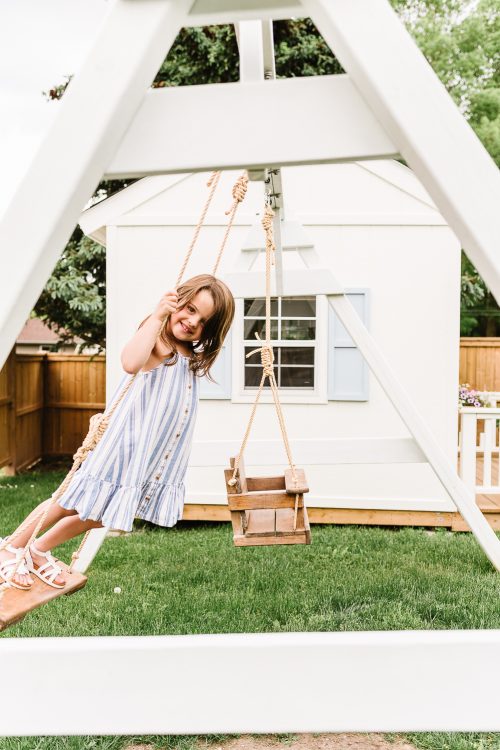 Simple Wooden Swing Set Plans